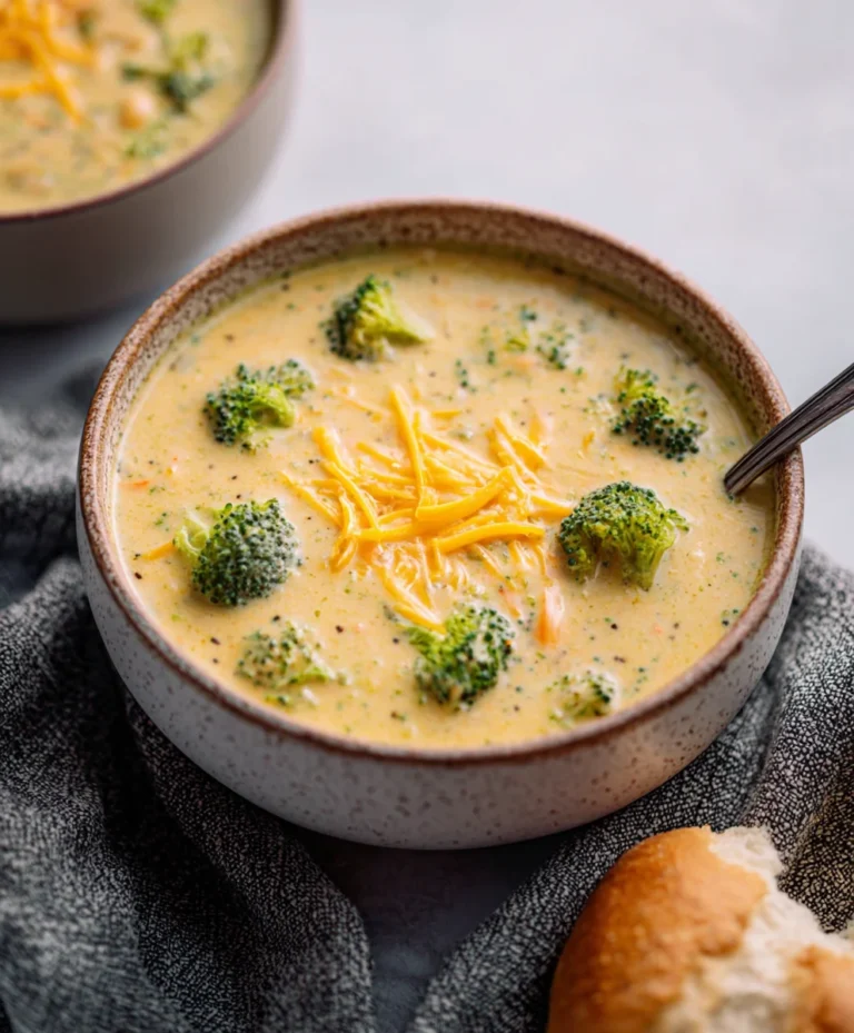 Creamy Cheddar Broccoli Soup – Easy Comfort Food