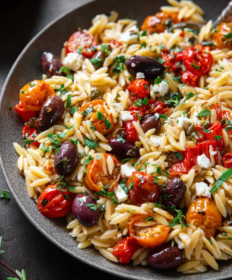 Greek Orzo- Flavorful Mediterranean Pasta Dish