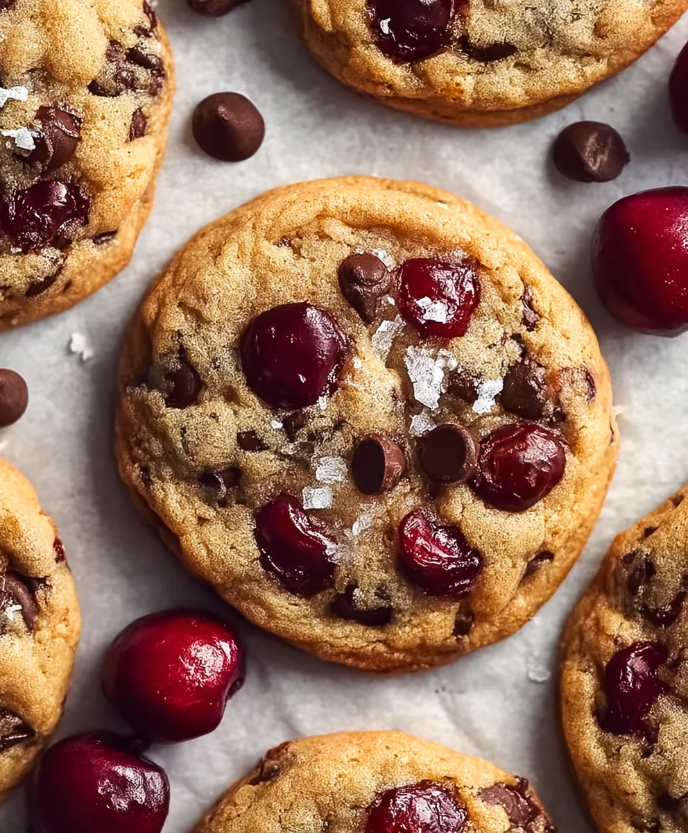 Cherry Chocolate Chip Cookies - Delicious Treat