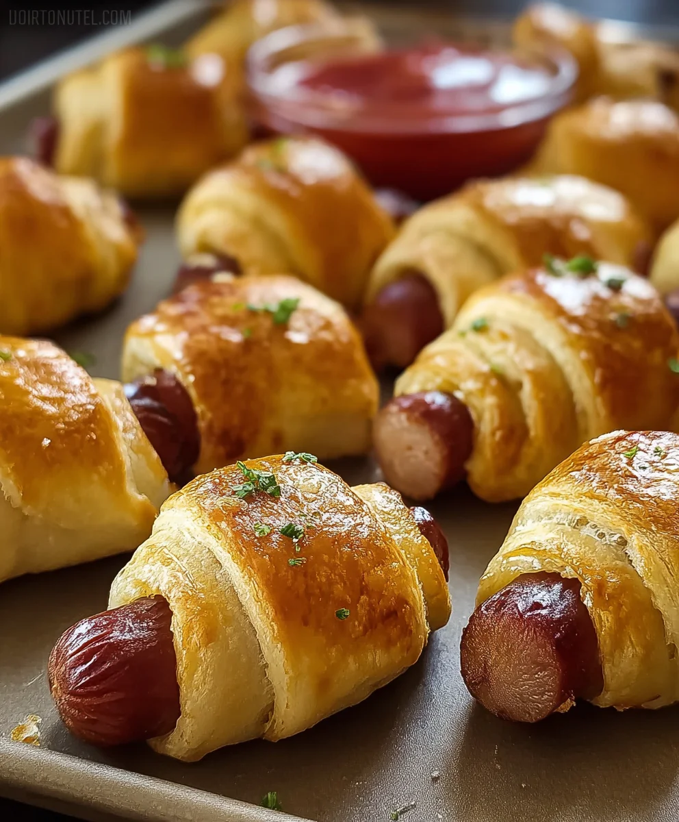 Beef Pigs in a Blanket- Easy Appetizer Recipe