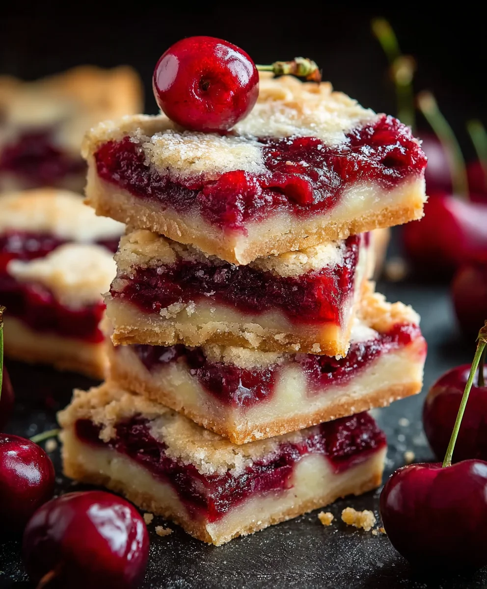 Easy Cherry Pie Bars-Delicious & Simple Dessert