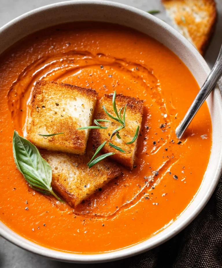Best Homemade Tomato Soup Recipe-Easy & Delicious