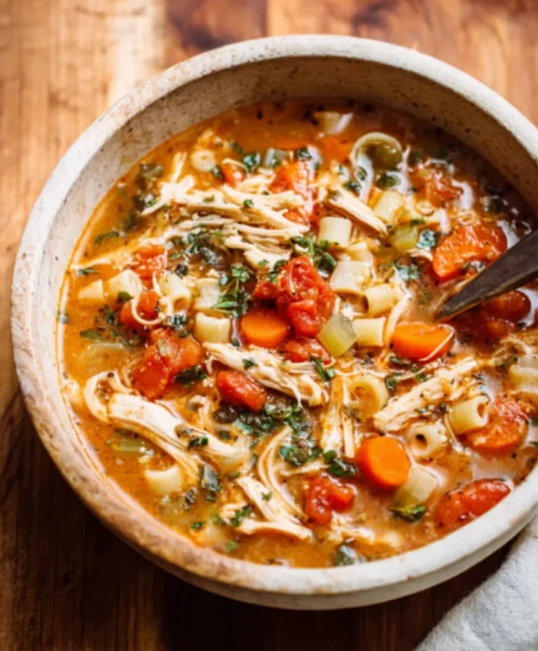 Sicilian Chicken Soup – Hearty Flavorful Comfort Dish
