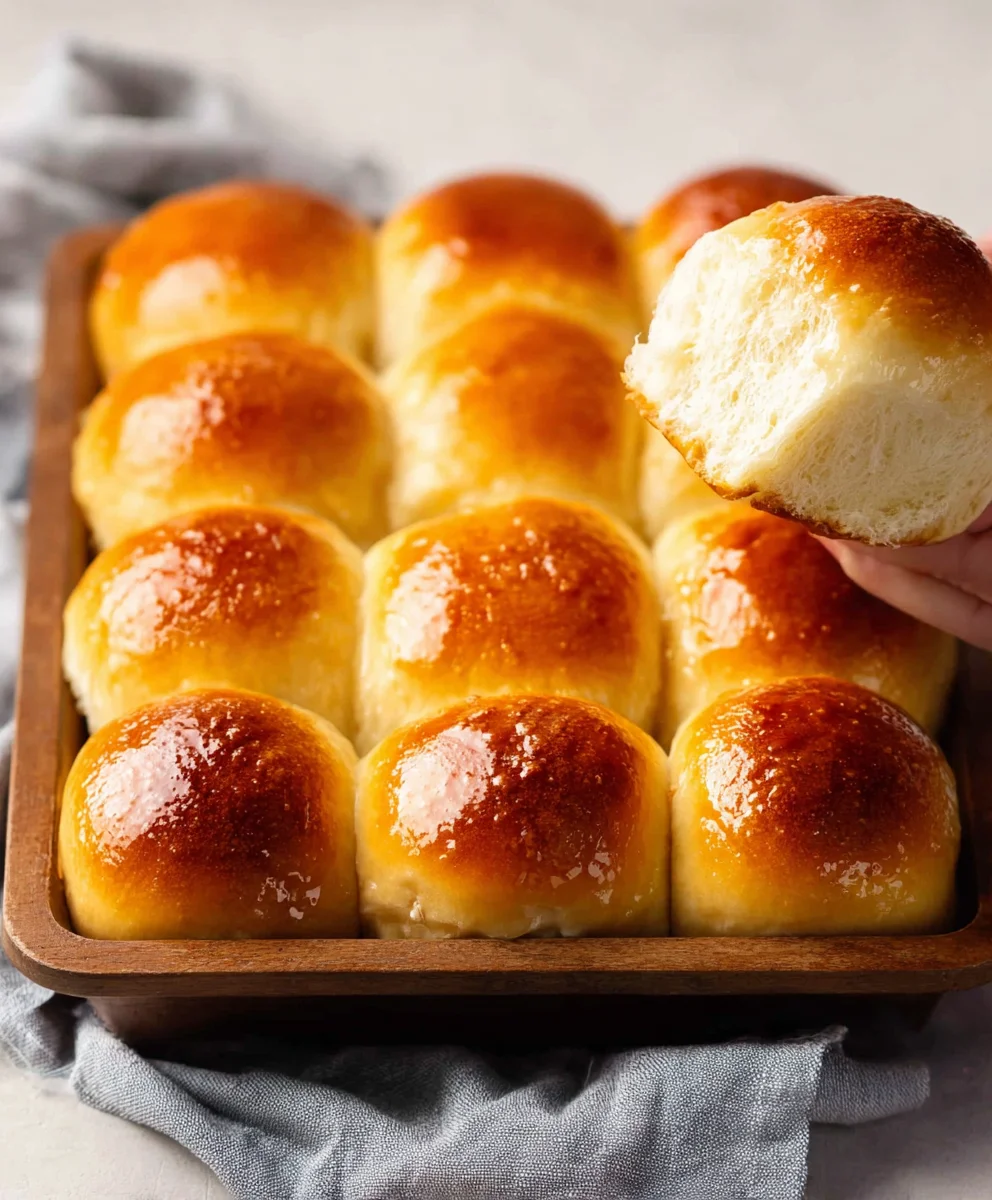 Easy Homemade Dinner Rolls - Soft & Fluffy Bread