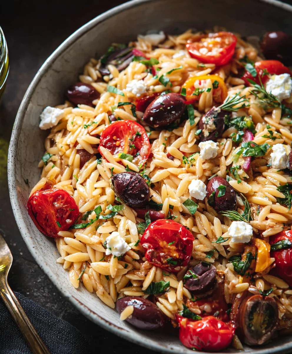 Greek Orzo- Flavorful Mediterranean Pasta Dish