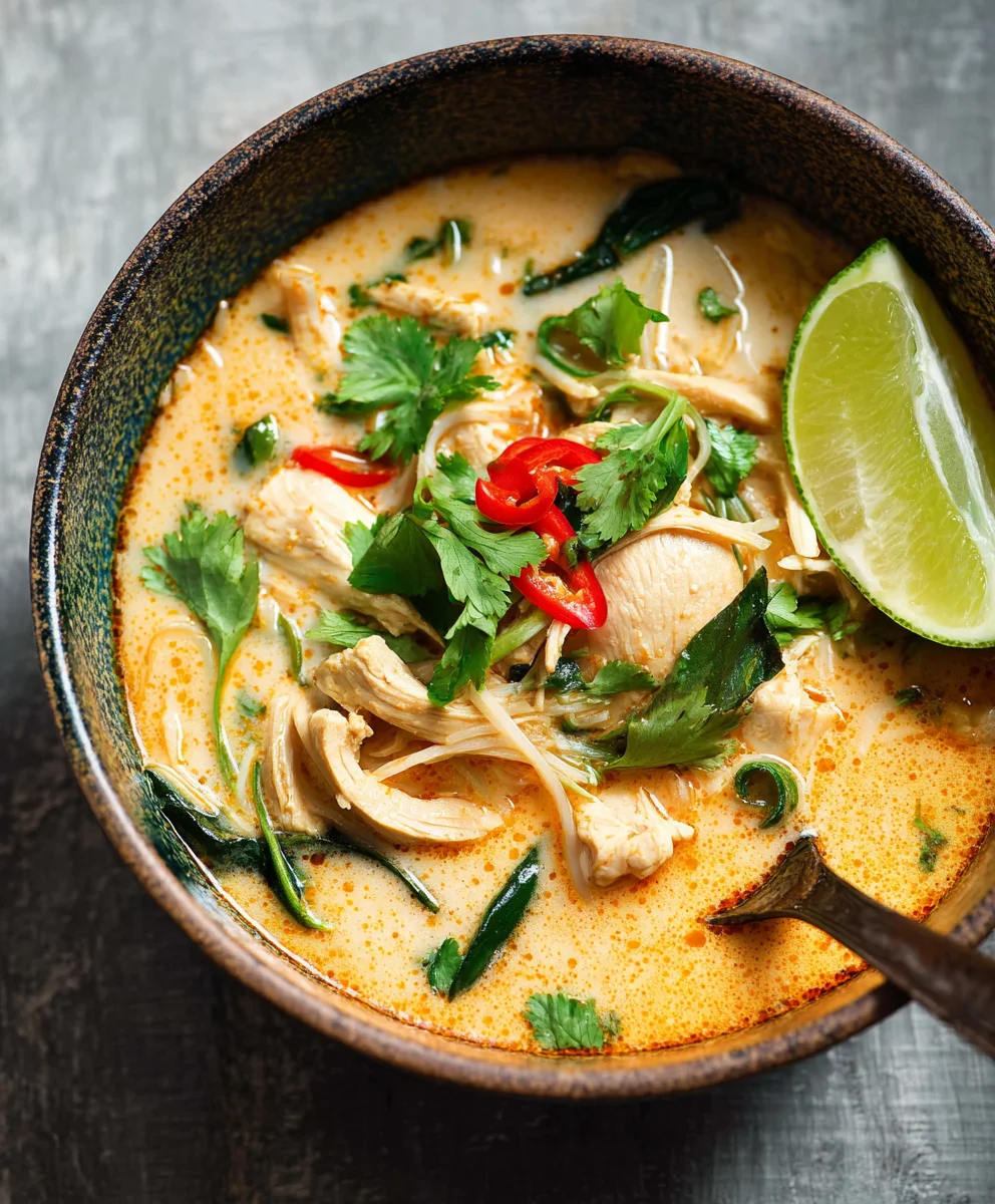 Easy Thai Chicken Curry Soup - Quick & Flavorful Meal