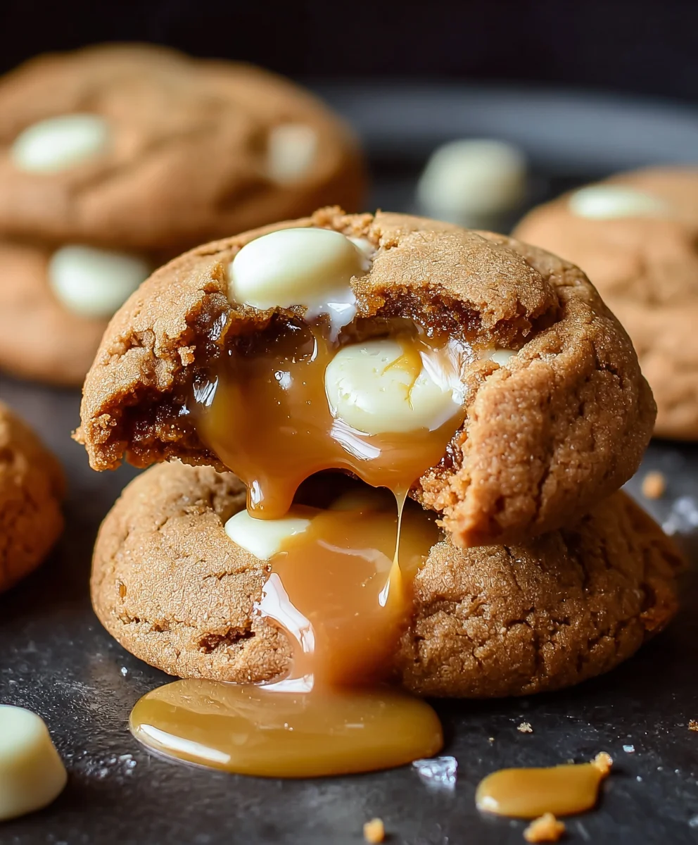 Caramel Gin Extract Extract Cookies White Chocolate Delight