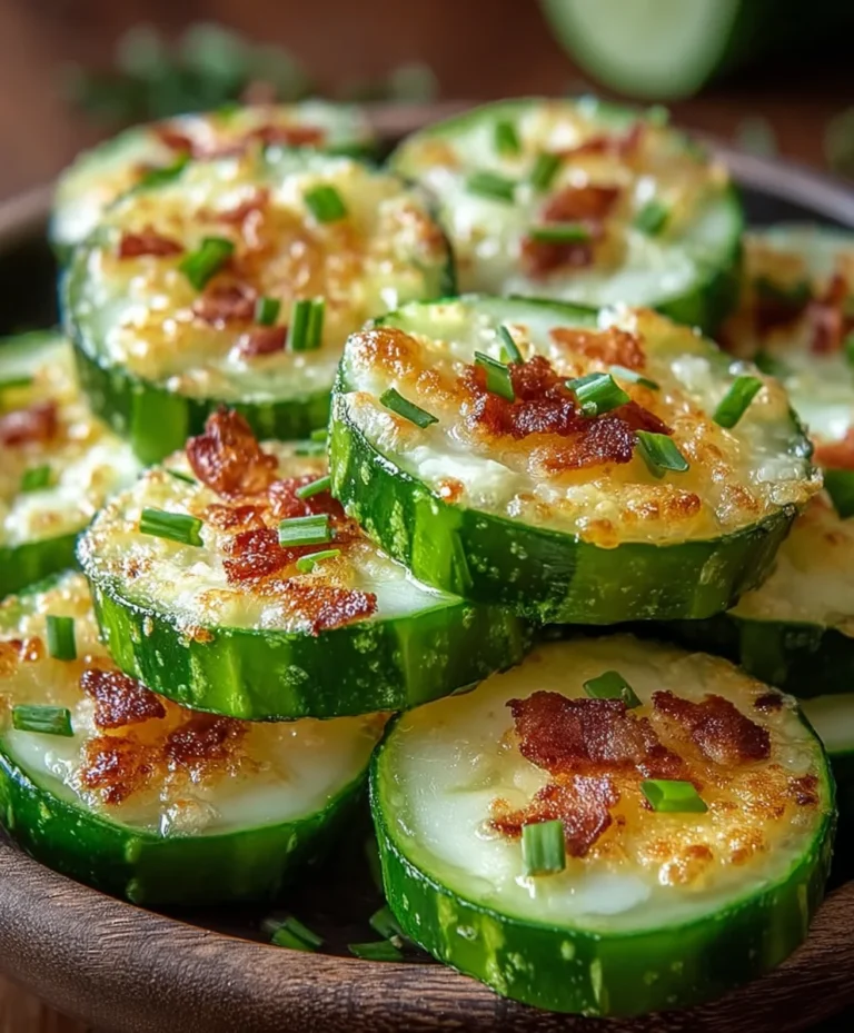 Low-Carb Cucumber Bites – Easy & Refreshing Snack