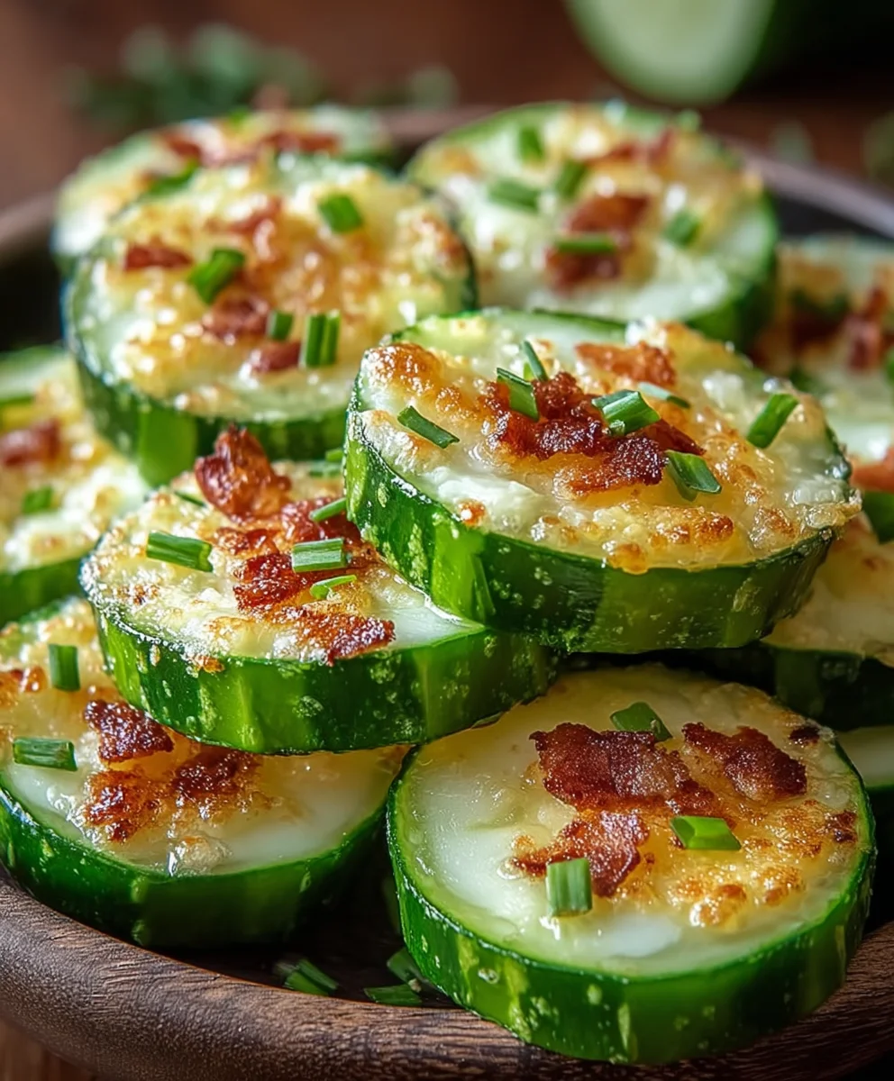 Low-Carb Cucumber Bites - Easy & Refreshing Snack