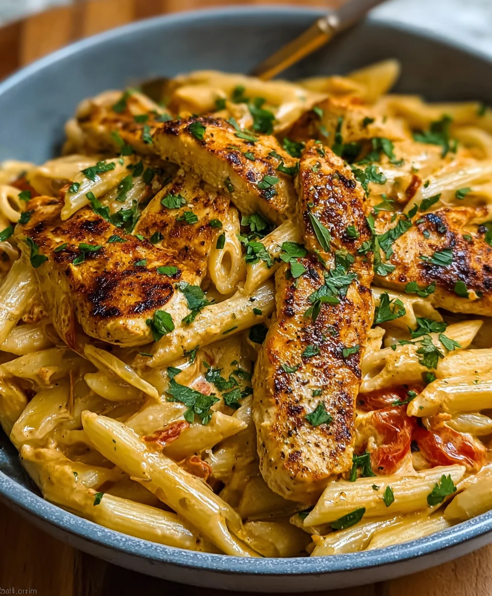 Spicy Cajun Chicken Pasta-Easy Flavorful Meal