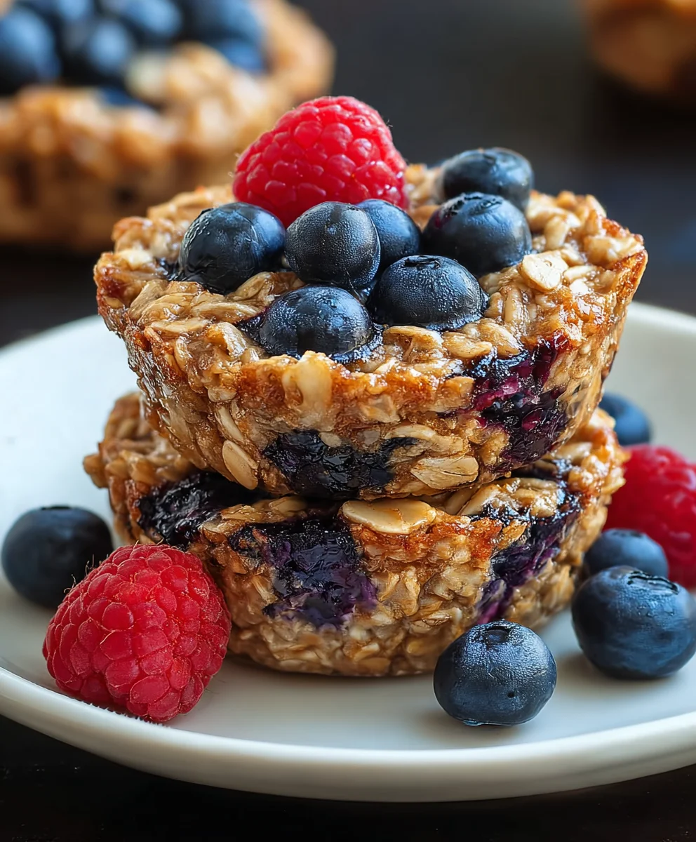 Baked Oatmeal Breakfast Cups - Easy Healthy Grab-and-Go