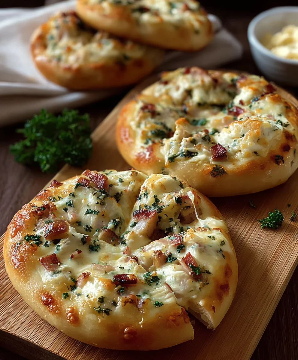 Mini Stuffed Alfredo Pizza Bites-Easy & Delicious