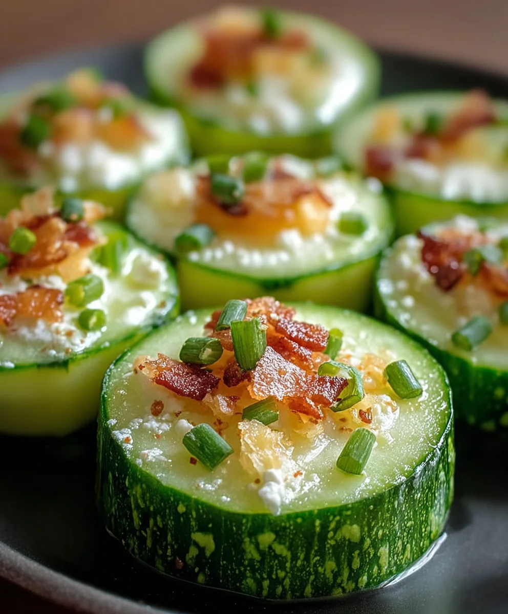 Low-Carb Cucumber Bites - Easy & Refreshing Snack