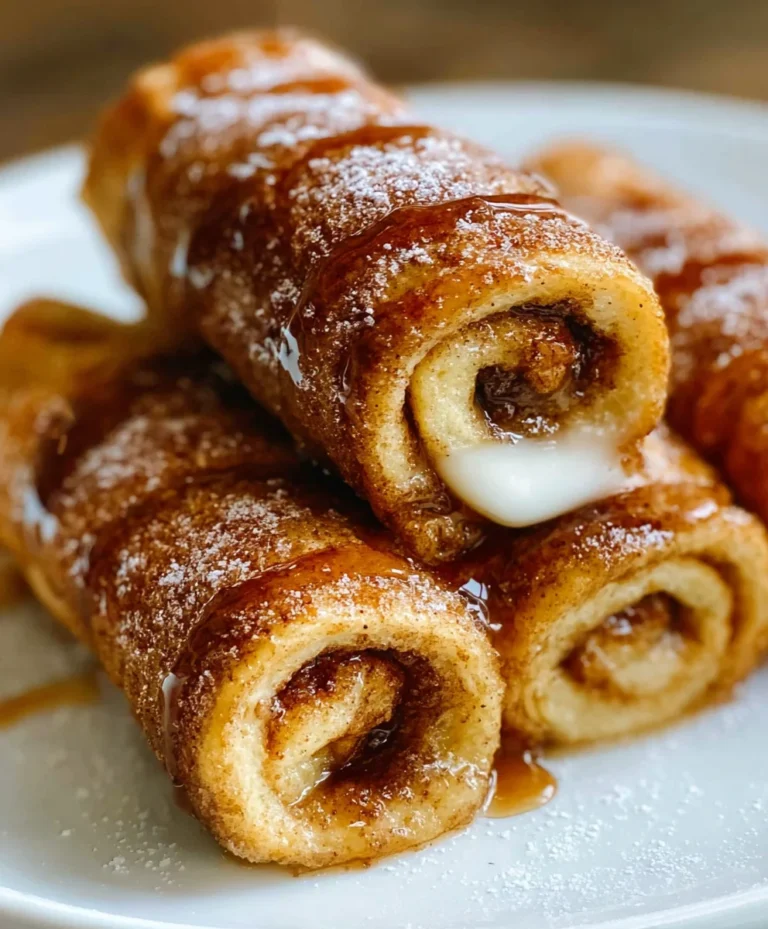 Cinnamon Roll French Toast Roll Ups Recipe