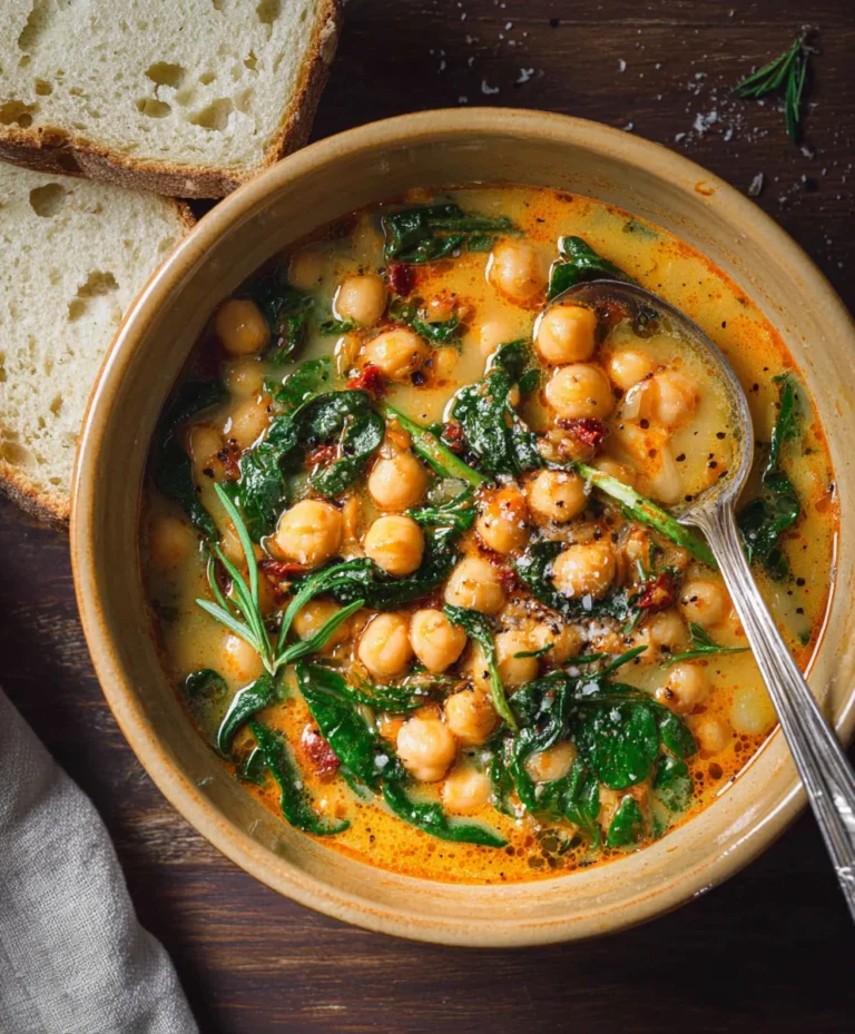 Hearty Tuscan Garbanzo Bean Soup – Easy Recipe