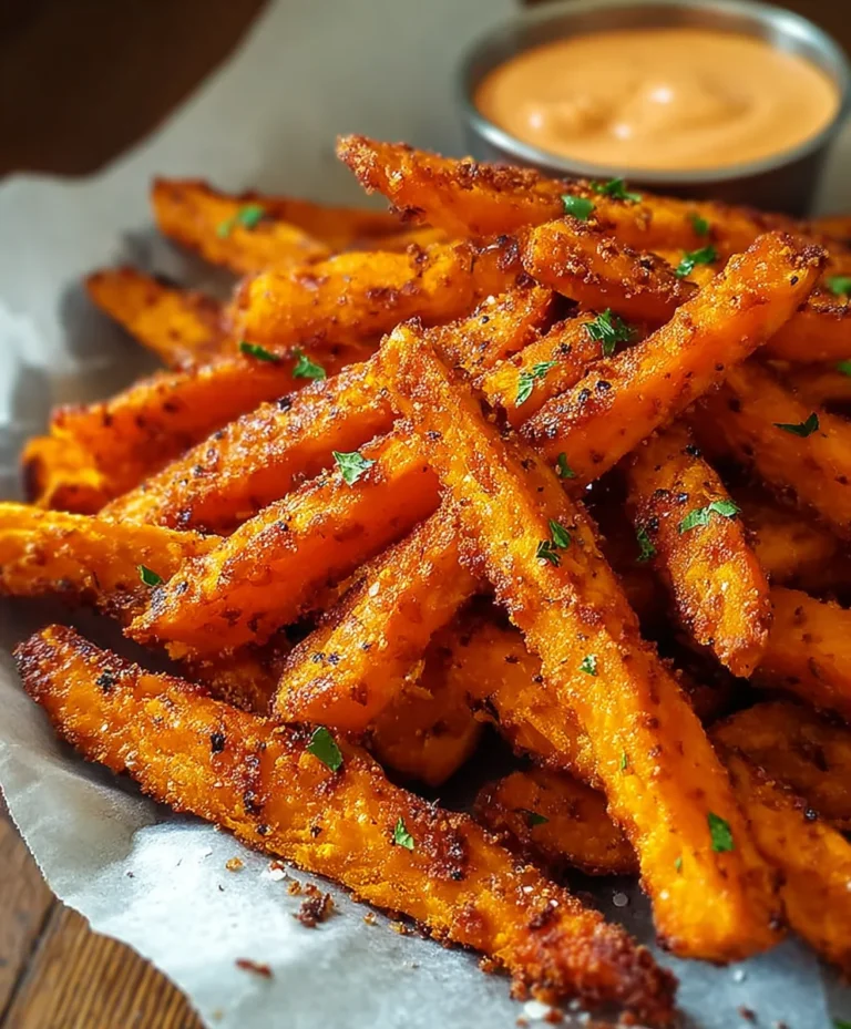 Crispy Oven Baked Sweet Potato Fries- Easy & Delicious