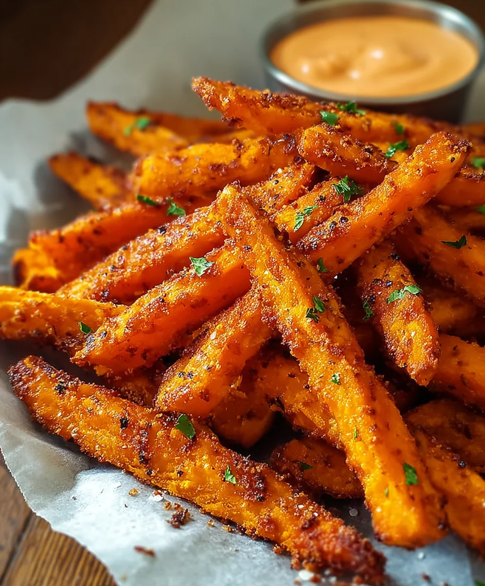 Crispy Oven Baked Sweet Potato Fries- Easy & Delicious