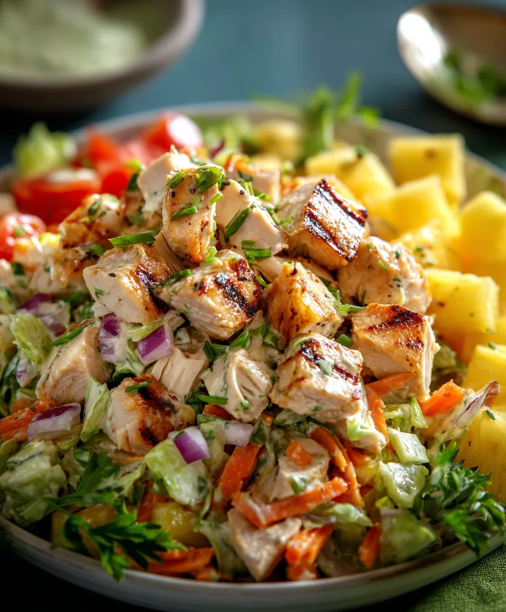 Hawaiian Chicken Salad Gluten-Free Whole Health