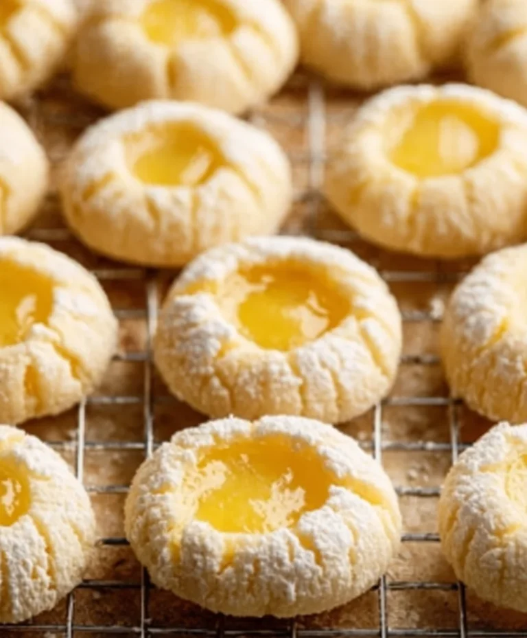 Lemon Thumbprint Cookies-Sweet & Zesty Treats