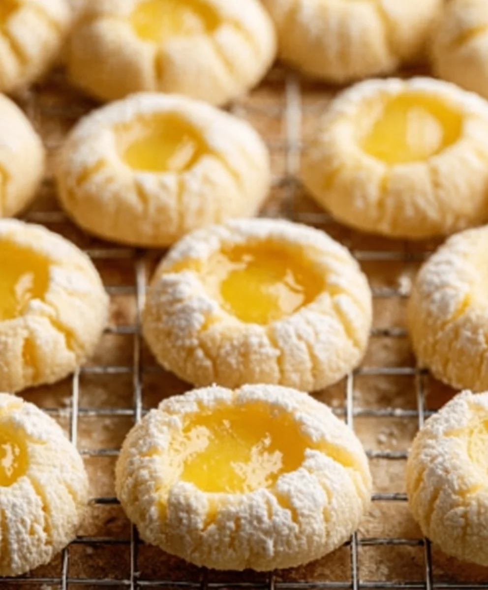 Lemon Thumbprint Cookies-Sweet & Zesty Treats