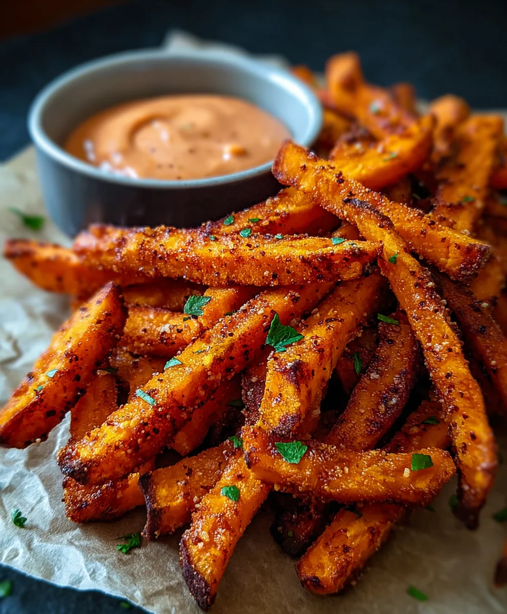 Crispy Oven Baked Sweet Potato Fries- Easy & Delicious