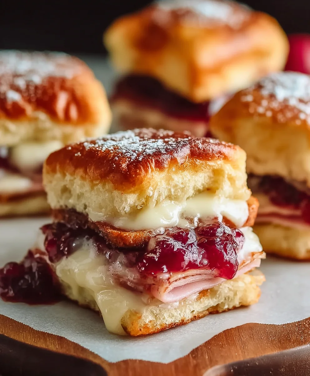 Delicious Monte Cristo Beef Sliders - Easy Recipe