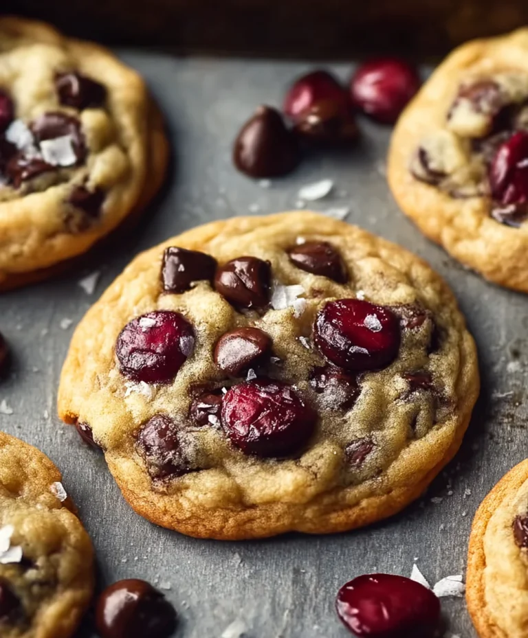 Cherry Chocolate Chip Cookies – Delicious Treat
