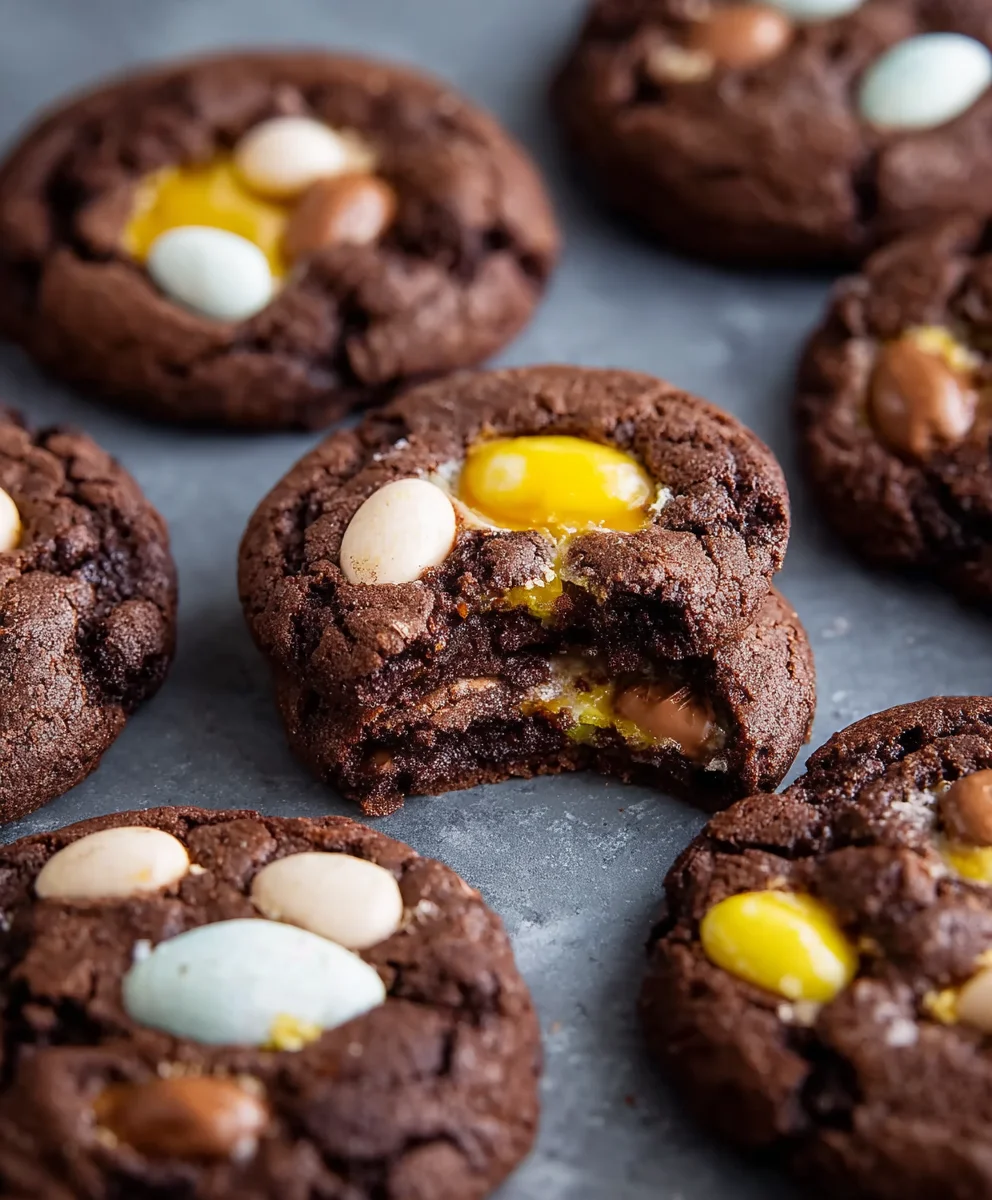 Mini Egg Brownie Cookies-Decadent & Delicious Treat
