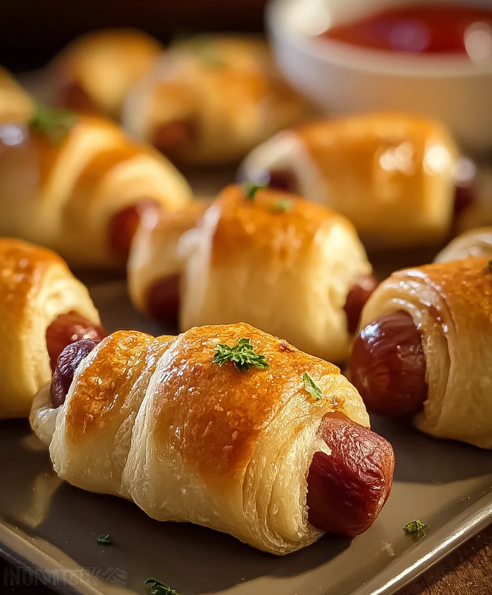 Beef Pigs in a Blanket- Easy Appetizer Recipe