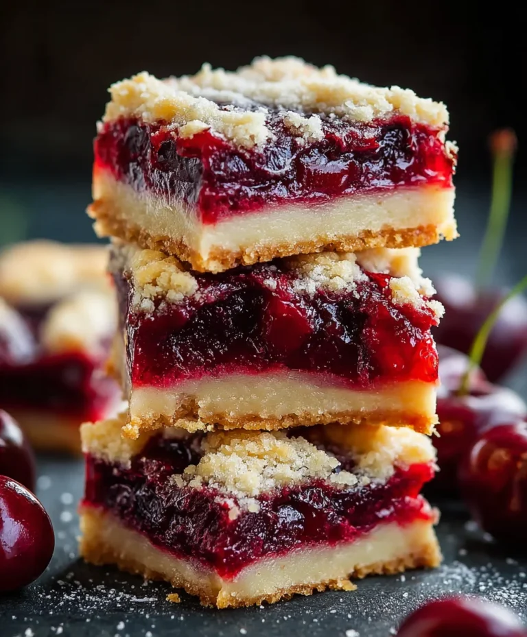 Easy Cherry Pie Bars-Delicious & Simple Dessert
