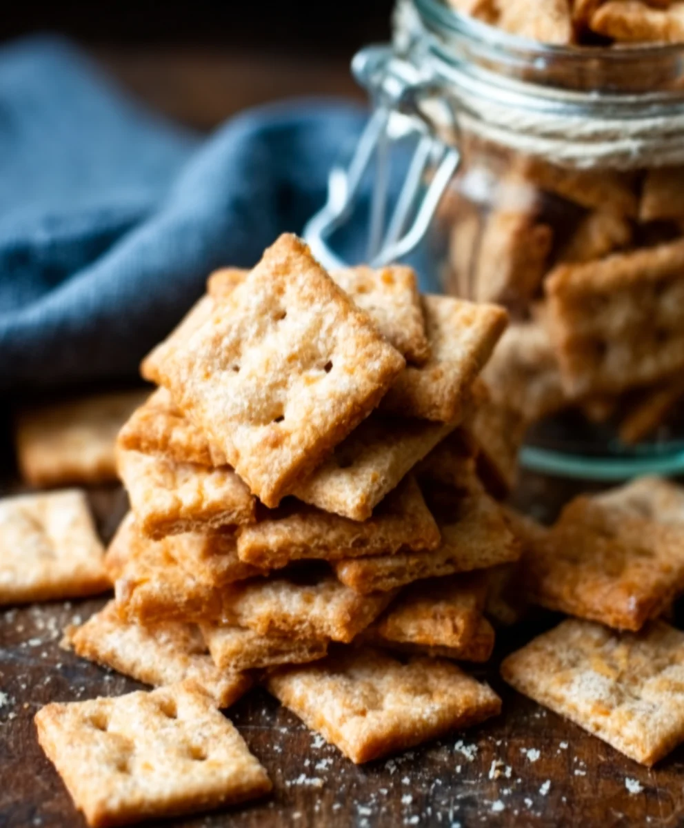 Sourdough Cheese Crackers- Delicious Homemade Recipe