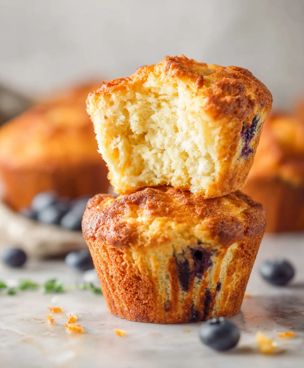 Best Ever Cottage Cheese Muffins- Deliciously Easy