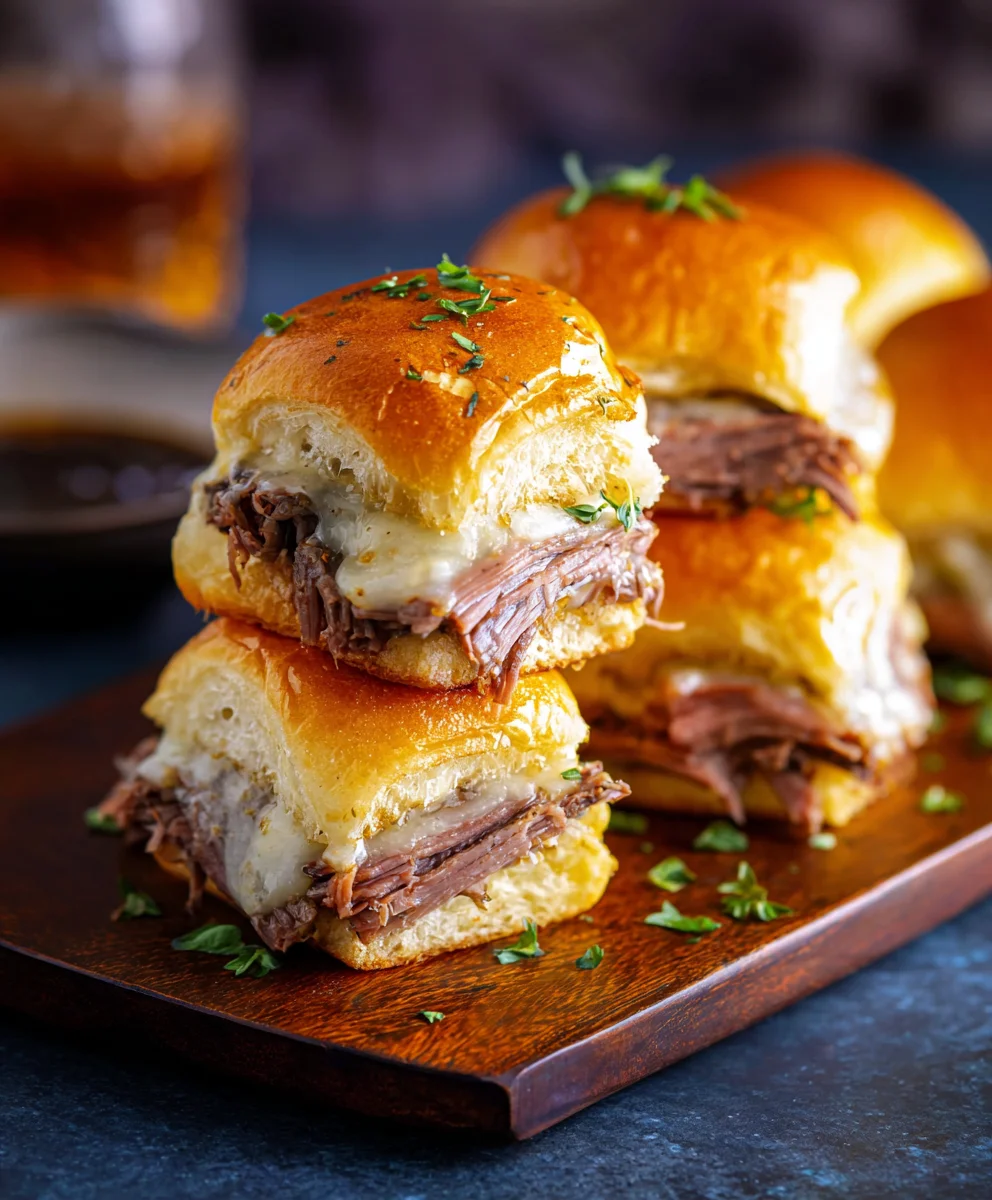 Easy Beef French Dip Sliders Recipe
