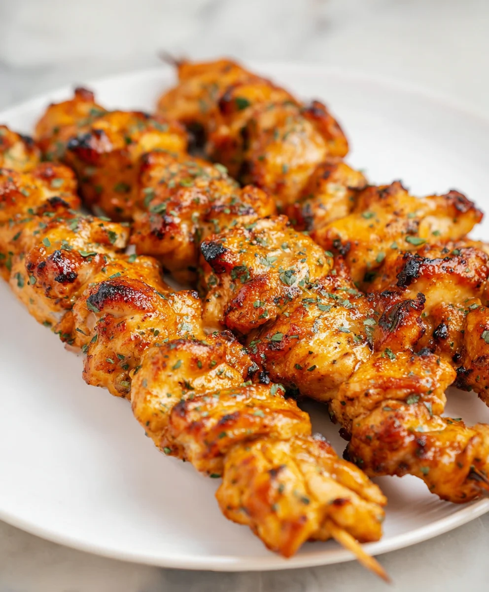 Air Fryer Chicken Skewers-Quick & Easy Recipe