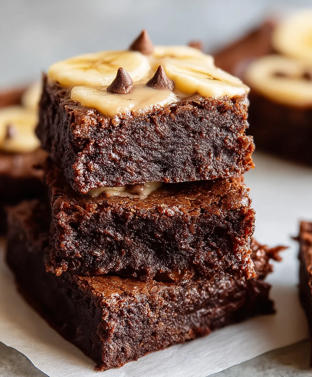 Moist Banana Brownies - Easy Guilt-Free Treat