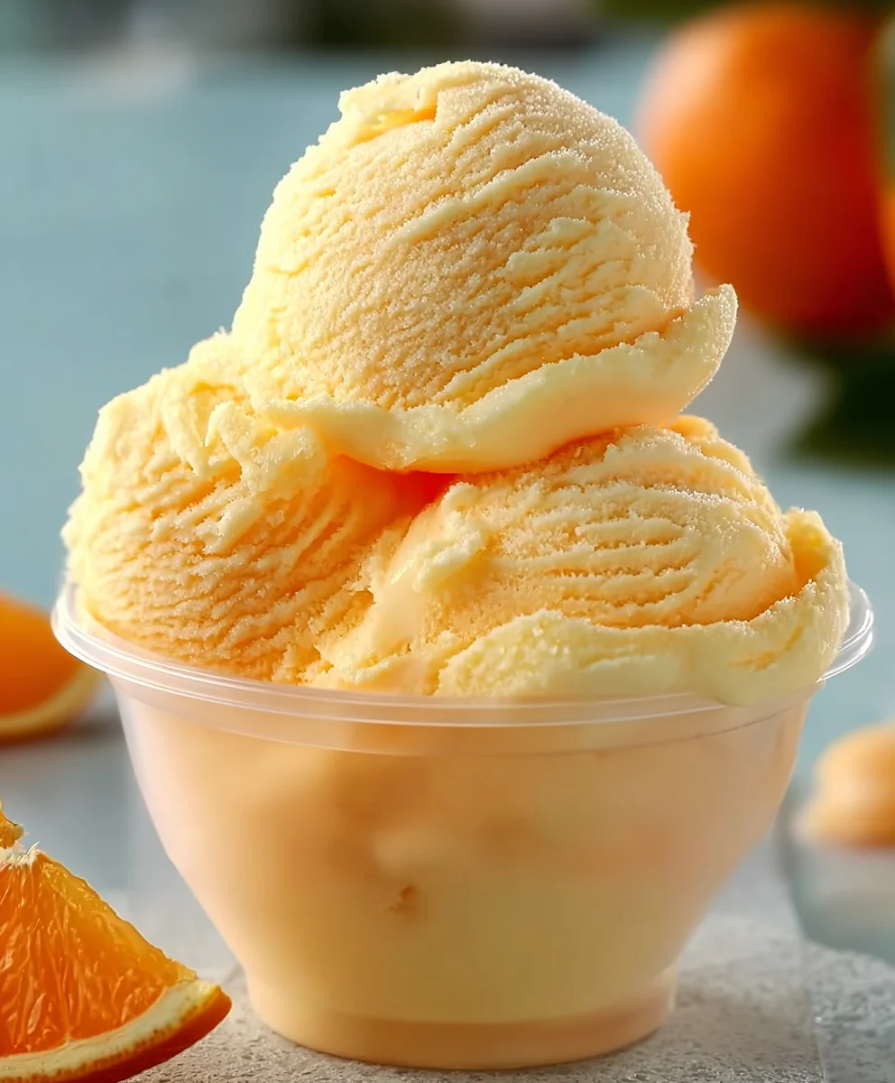 Orange Crush Sherbet-Refreshing Citrus Treat