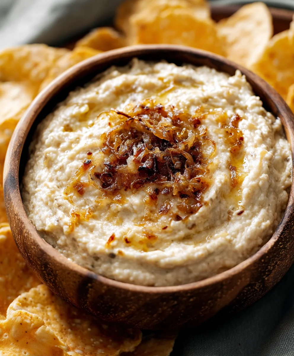 Gordon Ramsay Caramelized Onion Dip- Easy & Delicious