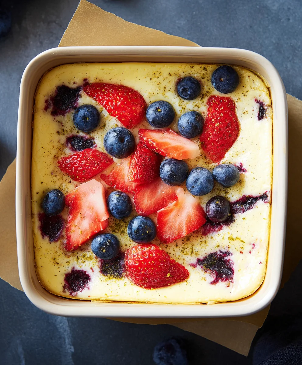 Easy Baked Yogurt - Creamy & Delicious Dessert