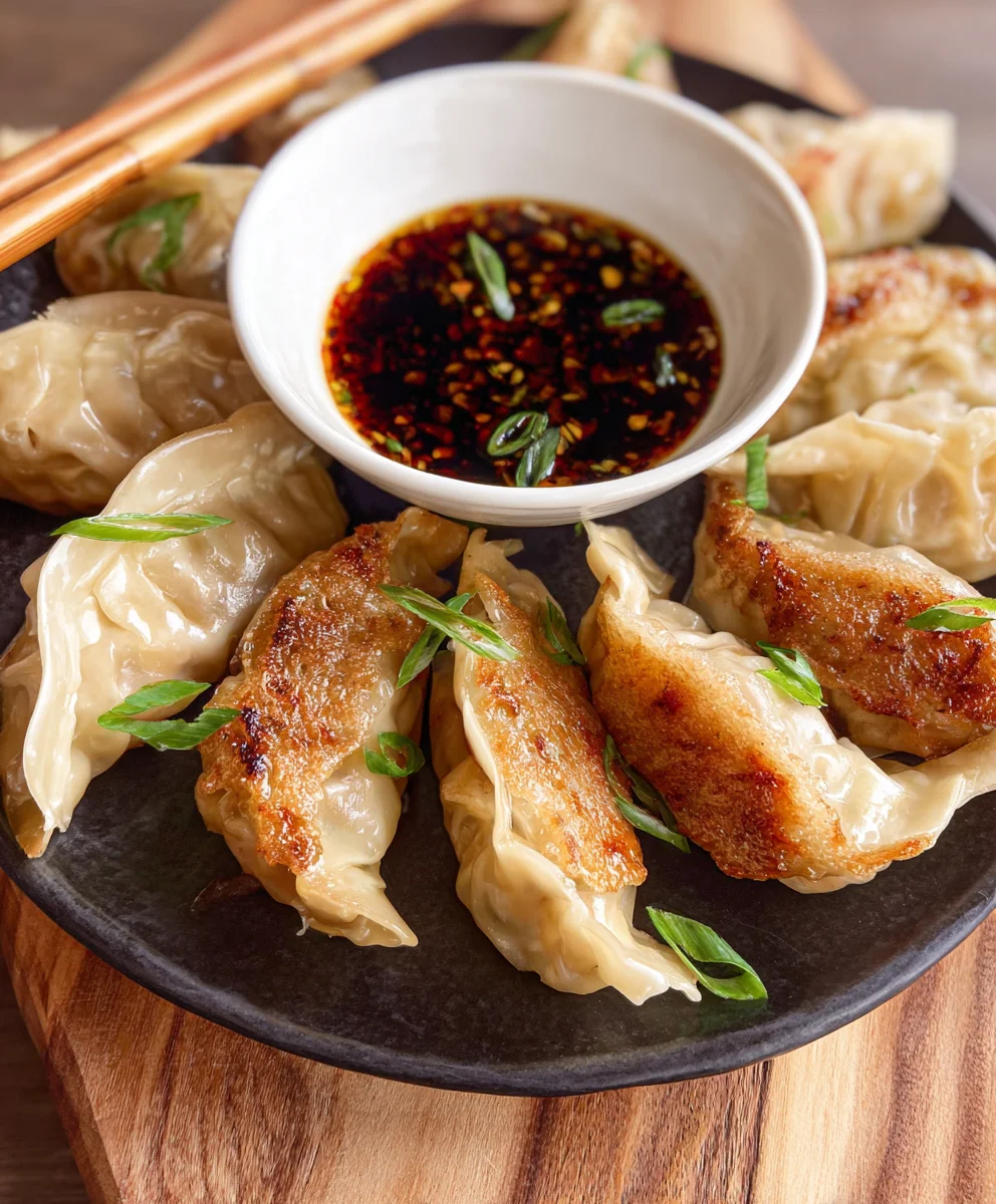 Best Chicken Potstickers - Pan Fried Dumplings Recipe