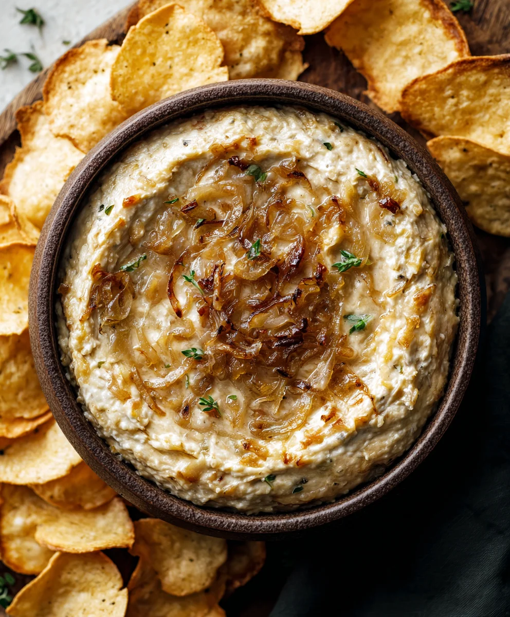 Gordon Ramsay Caramelized Onion Dip- Easy & Delicious