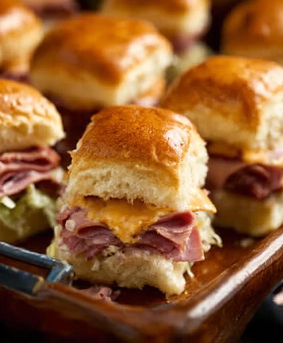 Mississippi Sin Beef Beef Ham Sliders- Delicious Recipe