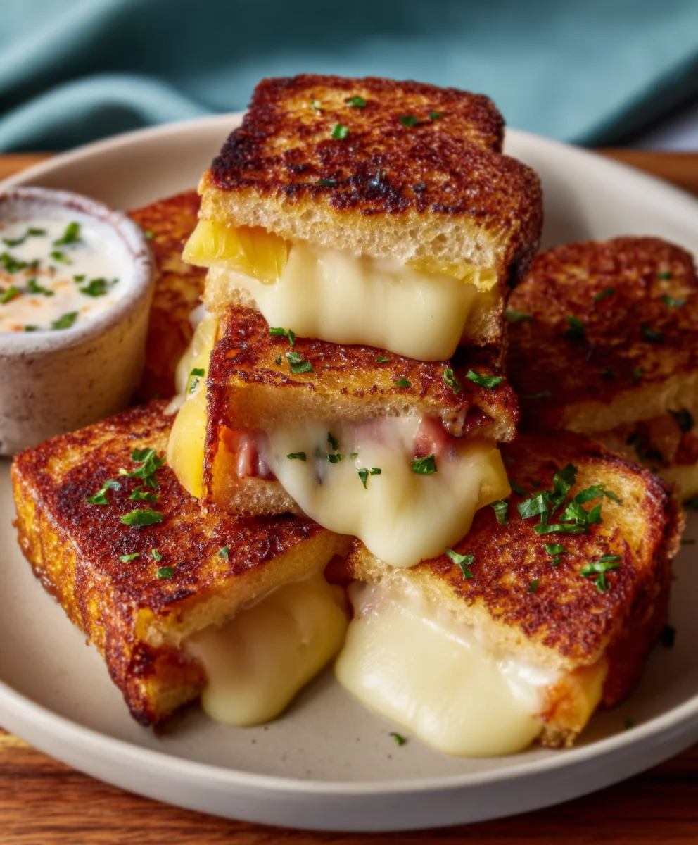 Hawaiian Roll Grilled Cheese-Sweet & Savory Bliss