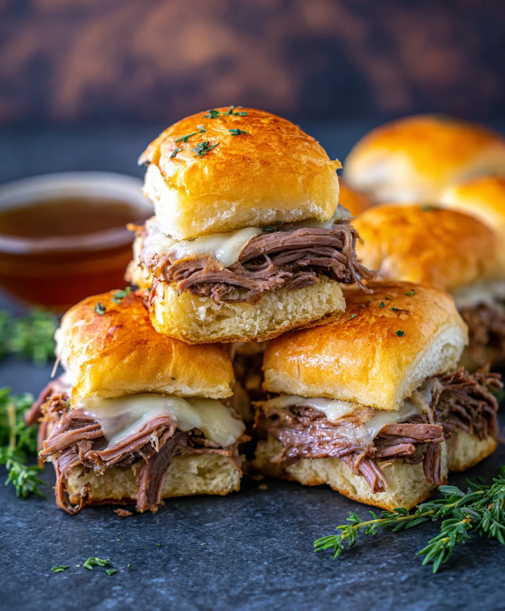 Easy Beef French Dip Sliders Recipe