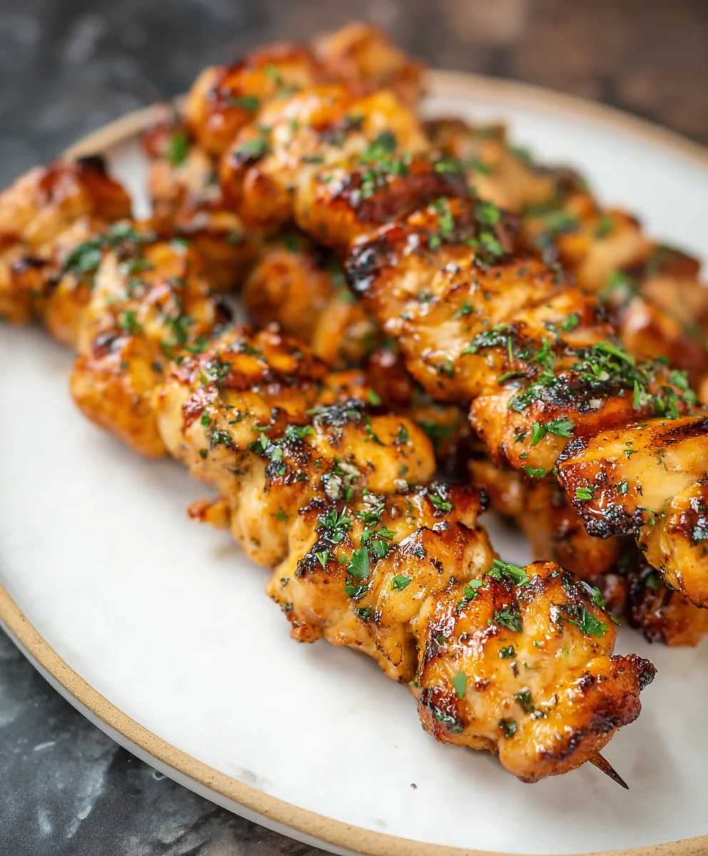 Air Fryer Chicken Skewers-Quick & Easy Recipe