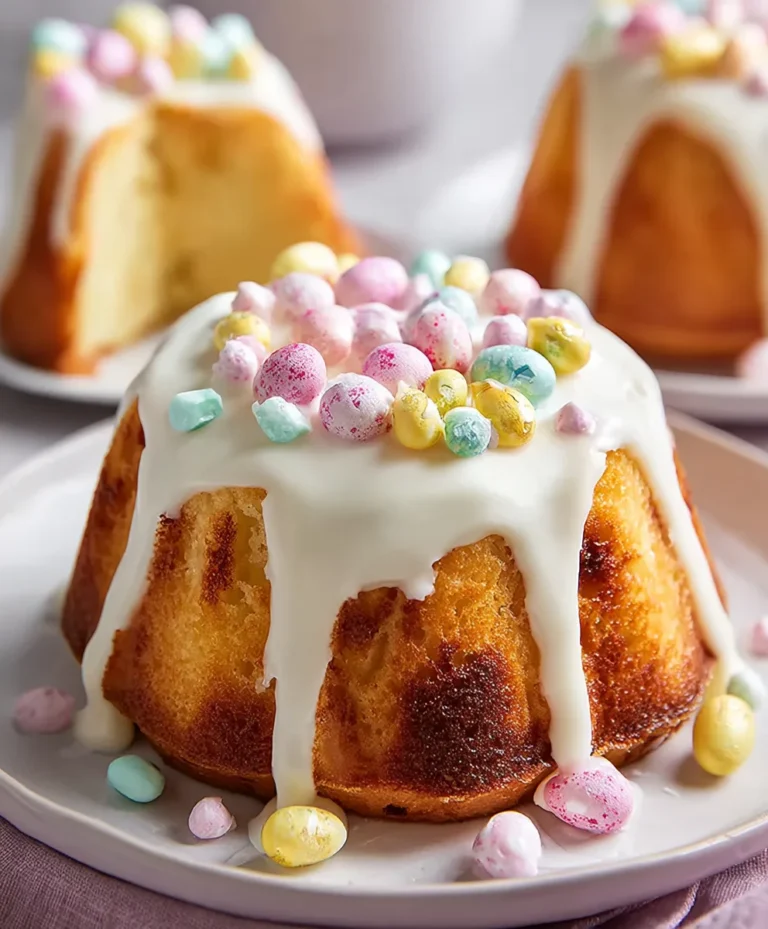 Surprise Inside Easter Bundt Cakes-Festive Dessert