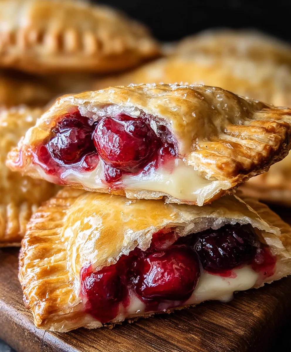 Cherry Cheesecake Hand Pies-Easy Dessert Recipe