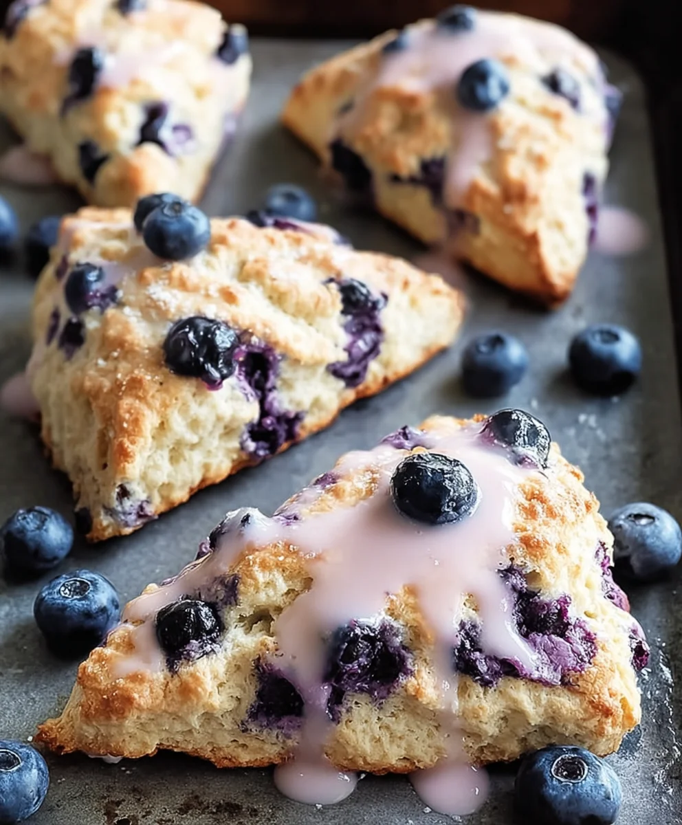 Easy Blueberry Scones Recipe-Fluffy & Delicious