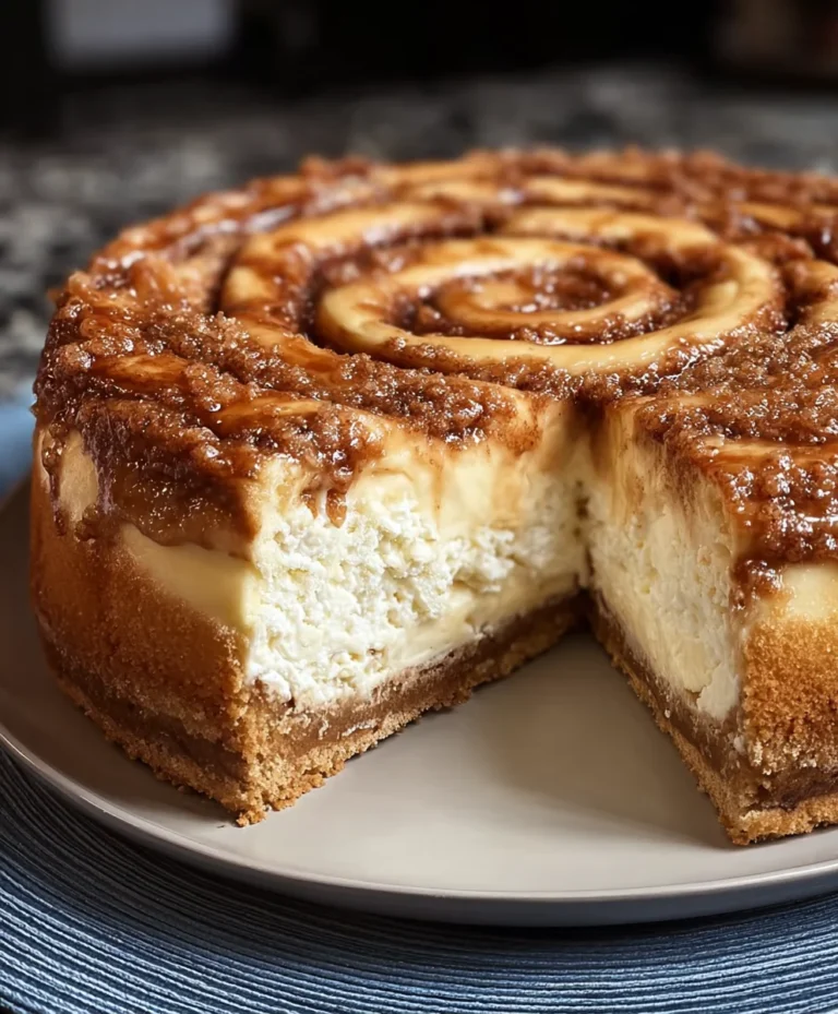 Cinnamon Roll Honeybun Cheesecake Recipe