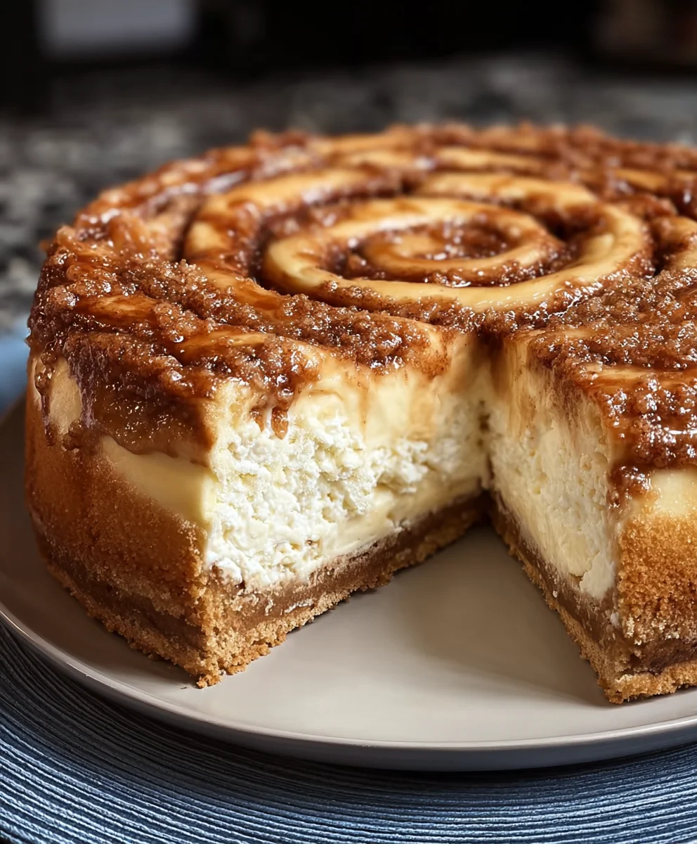 Cinnamon Roll Honeybun Cheesecake Recipe