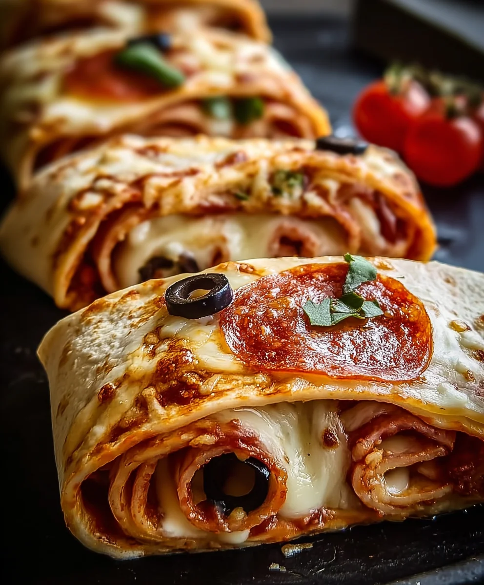Easy Baked Pizza Wraps Recipe - Quick Dinner Delight
